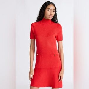 Chic Scarlet Mini Dress